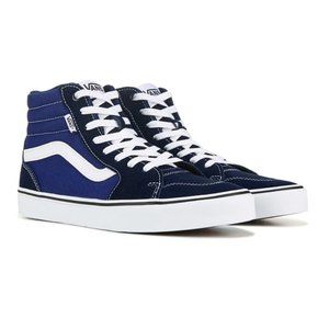 Vans Unisex Filmore High Top Sneaker - Multi Checkeredboard - Black/White/Navy